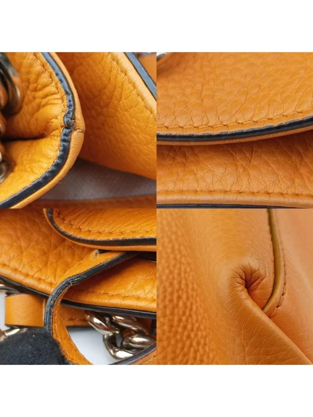 Gucci Soho Yellow Leather Shoulder Bag